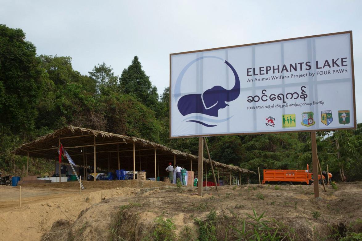 Baubeginn von ELEPHANTS LAKE,